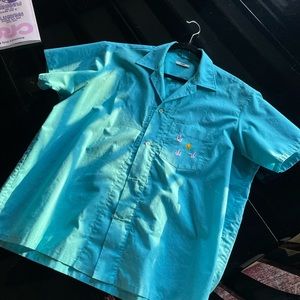 Bode New York Dragon Embroidery Shirt